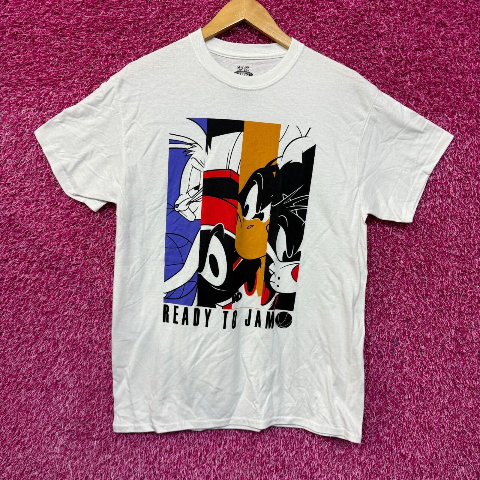 Space Jam A New Legacy Ready to Jam Looney Tunes Movie Tee M XL