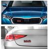 1Pc 3D Metal Black Girl Edition Logo Car Front Grille Emblem Badge Rear Trunk Emblem Sticker Decal