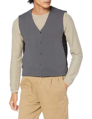 Gilet chauffant 54800 Gris 5 L [Kurodaruma] Homme 48-Anthracite