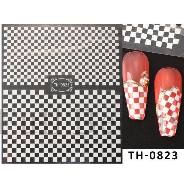 Nail Art Sticker Diablo Series European And American Halloween Laser Spider Scorpion Thin Fortitude Back Glue Nail Sticker