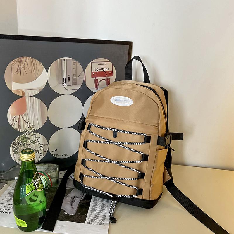 Модный современный нейлоновый детский рюкзак Легкий дышащий Унисекс Большой вместимости хаки