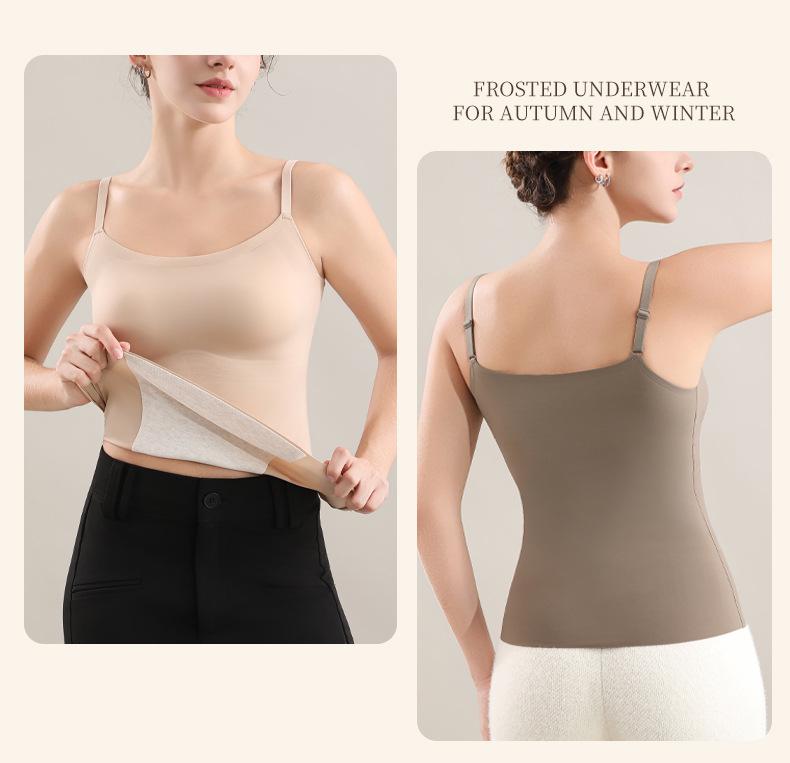 L3 Women's Wool Silk Flannel Base Layer with Bra Pads & Coverage