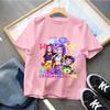 Baby Girls T Shirt Children's Clothing KPop Demon Hunters Fans Gifts Kids Clothes Fashion Casual Tops