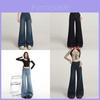 High Waist Flared Jeans For Women With Stretch Denim For Casual Spring Fashion
