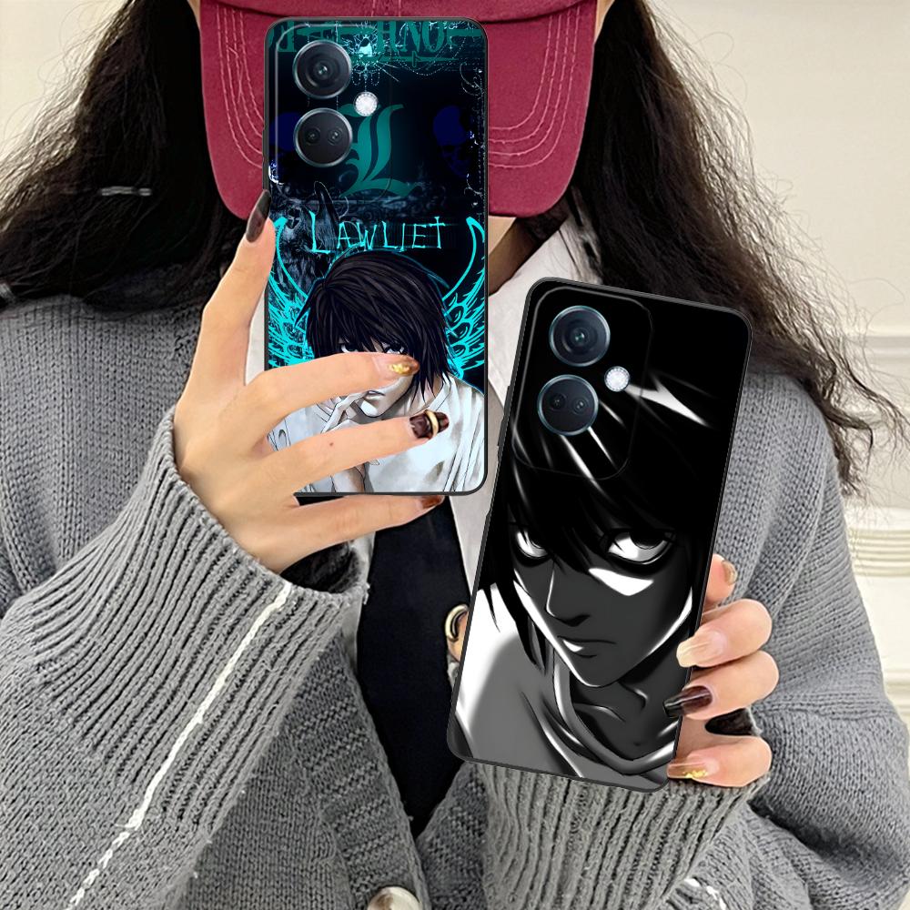 Death Note L Lawliet Mobile Phone Case for OPPO Reno 14 13 12 11 10 9 8 7 6 5 F T Pro 5G Colorful Printing Cover Pretty Luxury