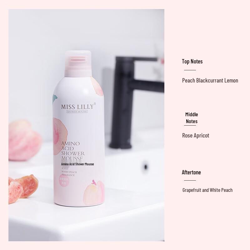 Mislily Morning Peach Amino Acid Shower Mousse