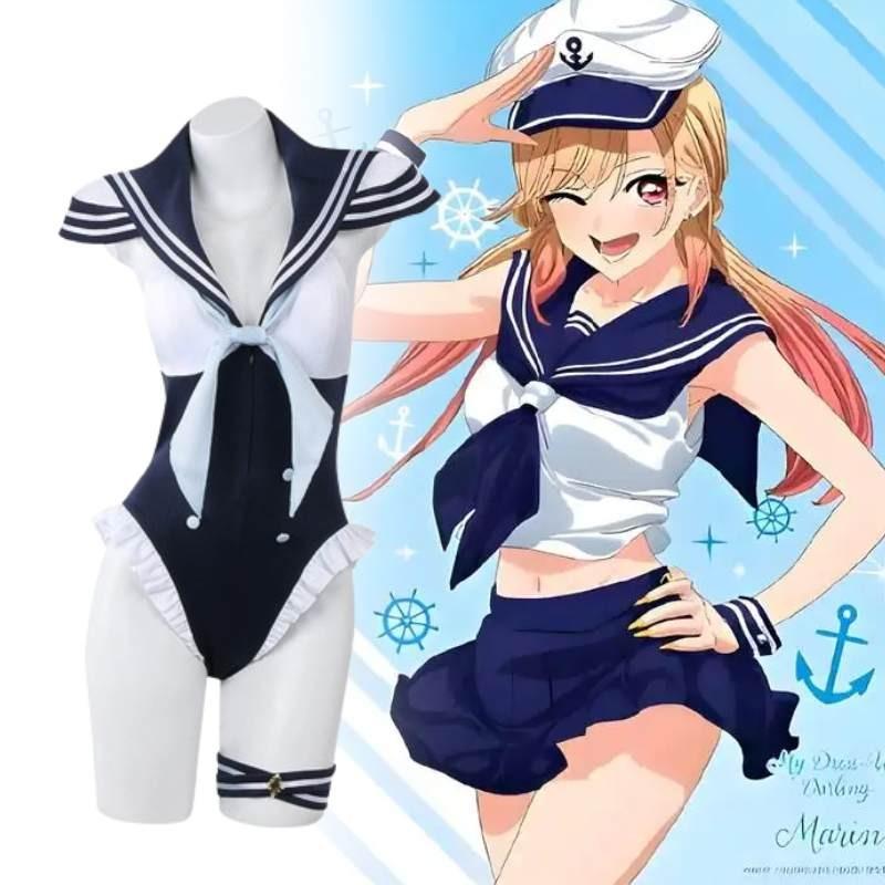 My Dress Up Darling Kitagawa Marin Cosplay Outfit With Polyester And Acrylic For Summer Role Play