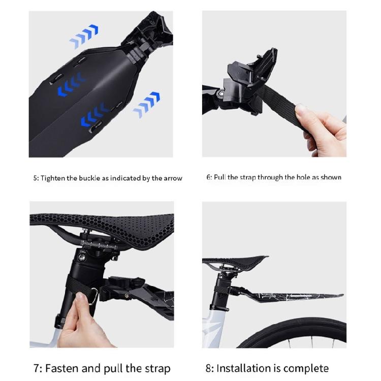 Safe Convenient Mudguard Quick Detachable Mudguards Simple Installation Mudflaps for Versatiles Use
