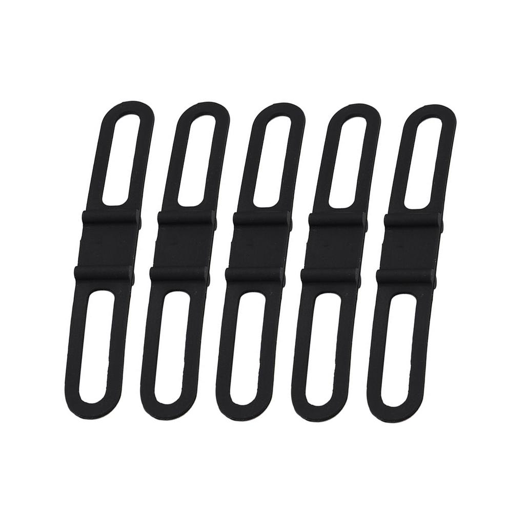 /set Multipurpose Bike Cycling  Silicone Fixed Strap Bandage Flashlight Mount Holder Flashlight Mount  Straps
