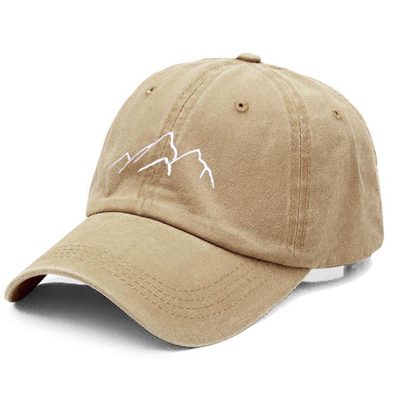 Baseball Cap For Men Women Soft Washed Cotton Mountain Range Embroidery Dad Hats Fashion Outdoor Sports Golf Caps Dropshipping