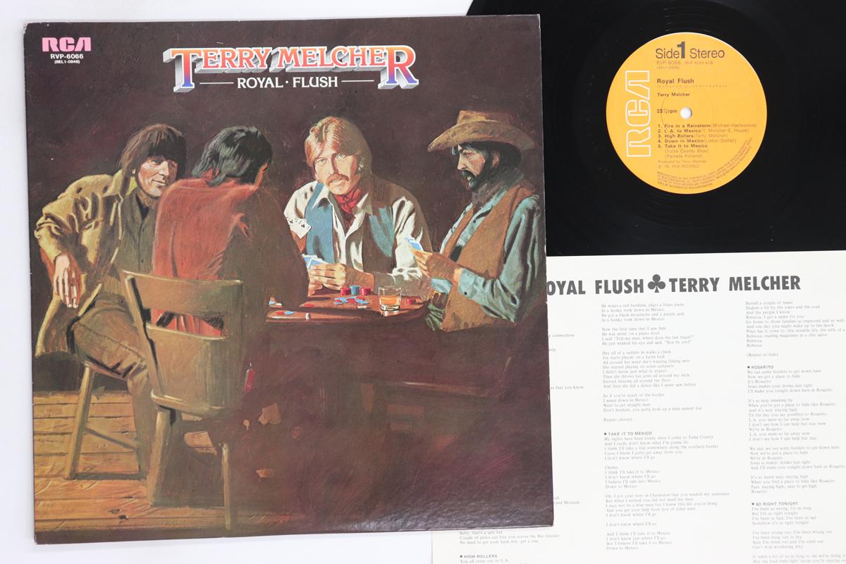 

LP Record TERRY MELCHER - Royal Flush Royal Flush RVP6066 RCA 1976 Japan Rock Used