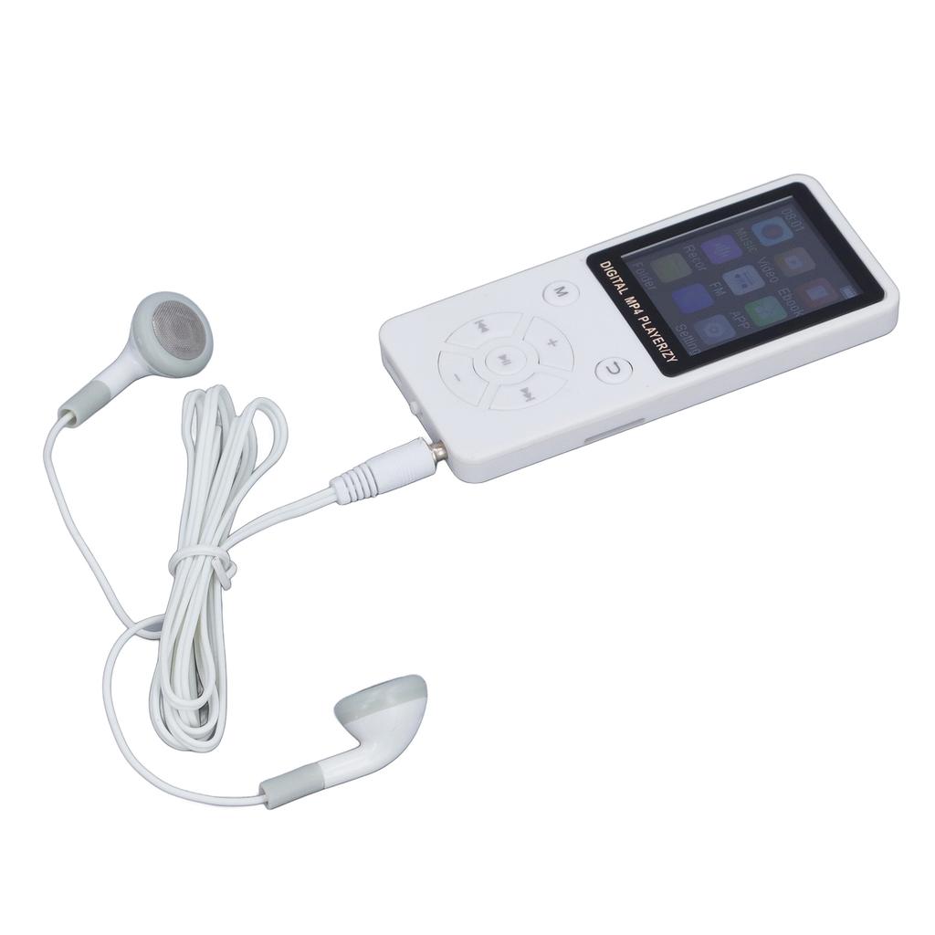 MP3 MP4 Player with Bluetooth 1.8 Inch LCD Color Screen HiFi Lossless Portable Music Player with Speaker Video Playback