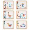 Magnetic Drawing Board for Toddlers Magnet Beads and Pen Drawing Board Montessori Educational Sensory Travel Toys Gifts for Kids