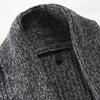 And Winter Men's Fashion Loose Cardigan Warm Lapel  Jacket Sweater Knitted Coat