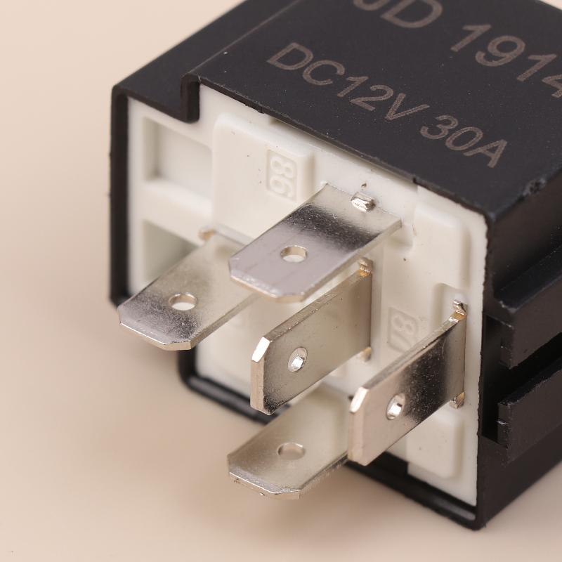 4/5Pin Waterproof 12V 30A Fuse Relay Switch With 14Awg 16 Awg Wire, 12V 4/5 Pin Spst Fuse Relay For Car Truck