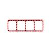 For Nissan Sentra 2016- Carbon Fiber Car Headlight Adjusting Switch Buttons Panel Trim Frame Decoration Interior Sticker