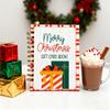 Yousheng College Survival Christmas Gift Card Book DIY Spiral Binding Festive Design Functional Xmas Card Book College Student Gift