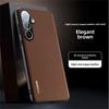 Leather Camera Lens Film Protection Phone Case for Samsung Galaxy S26 Ultra S26 S25 Plus S25 Edge Soft Silicone Shockproof Cover