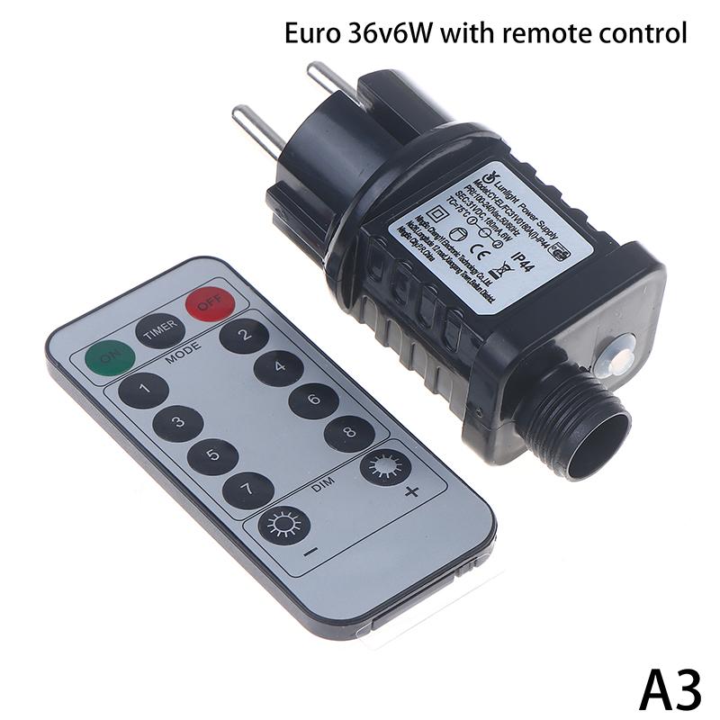 Eu Us Uk Plug Ac 220V 110V To 31Vdc 6W 24V 5V Transformer Plug Power Supply Ip44 8Modes Led Lamp Driver Switch Adapter