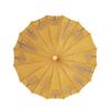 Artistic Retro Wooden Handle Straight Umbrella, Long Handle Umbrella for Both Rain and Sun, Advertising Umbrella with Logo Customization , In-Stock