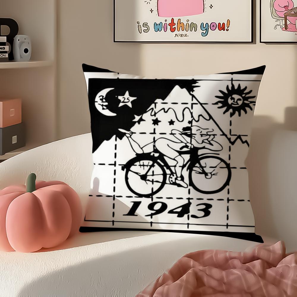 

Scientist visionary AAlbert HHofmann Cushion Cover Pillowcase Short Plush Invisible zipper Room Sofa Cushion Cover 30X30cm