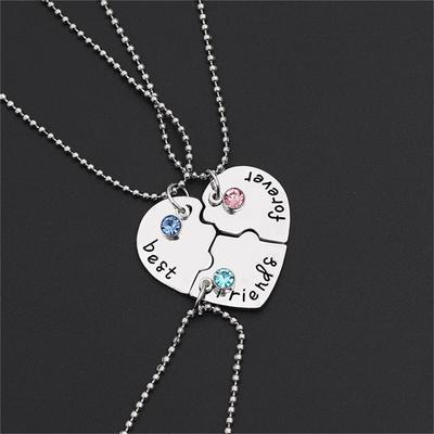 Beste Vrienden Voor Altijd Liefdesbrieven Vriendschap Hanger Sleutelbeen Ketting