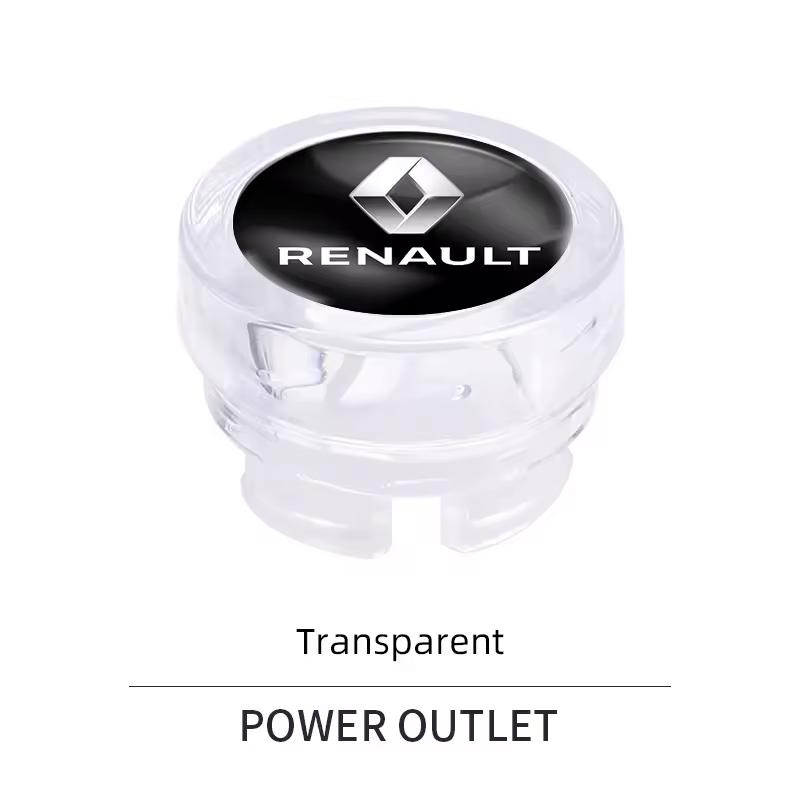 For Renault 2026 New Hub Caps For Renault Megane 2 3 4 Twingo Clio Talisman Captur Trafic Kwid Scenic 2  Car Cigarette Lighter C
