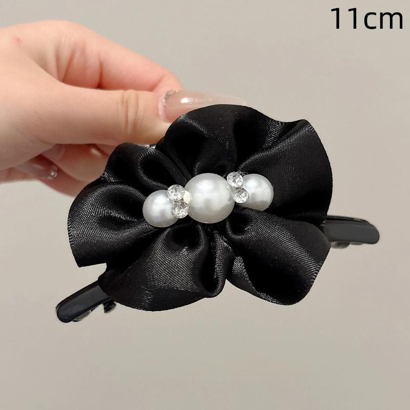 Elegant Pearl Hair Clip For Women Fresh Sweet Style Back Of Head Shark Clip High Fashion Versatile Hair Accessorie