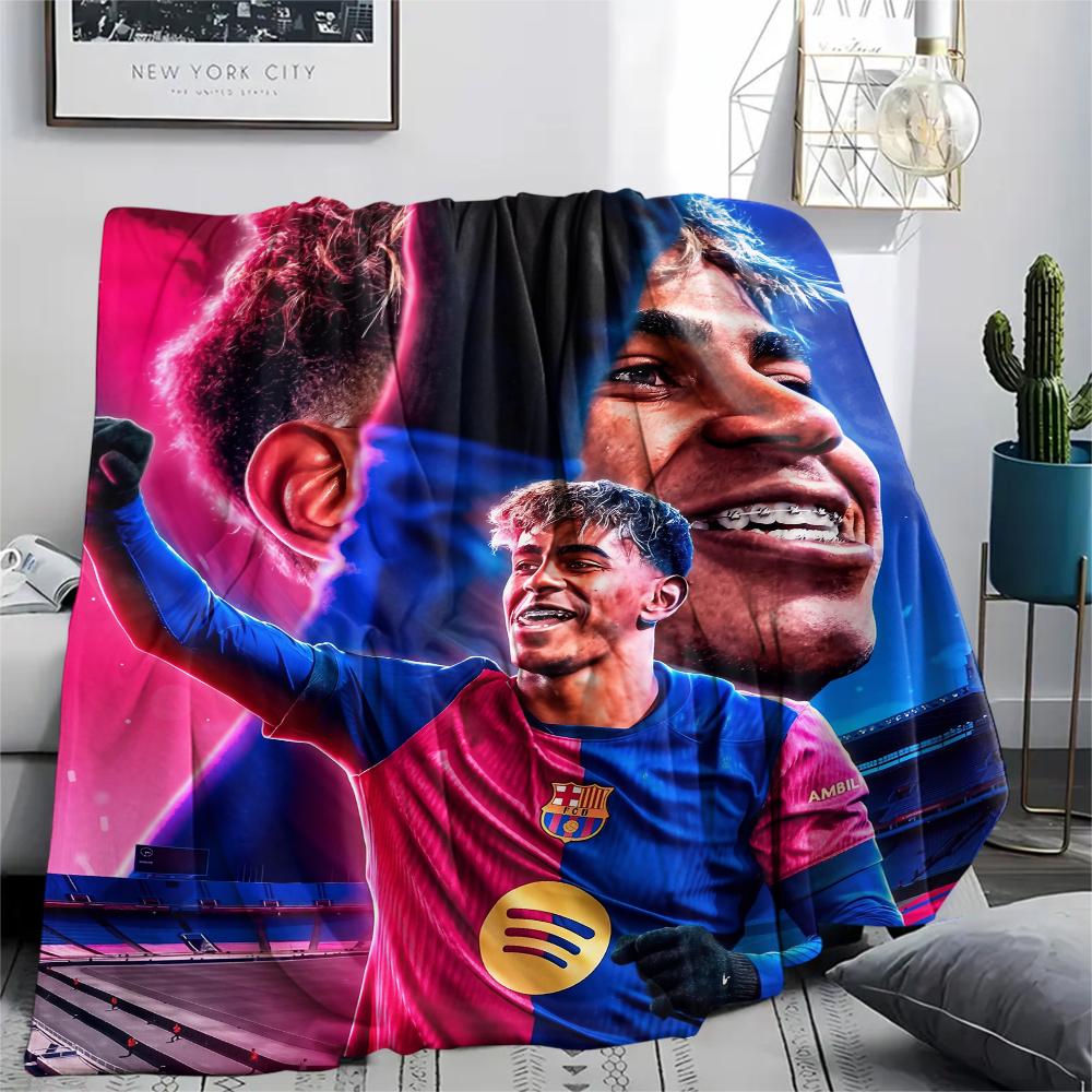 

Lamine Yamal,pattern Flannel Blanket, High quality Comfortable for All Seasons, Home Decor, Warmth and Comfort, Perfect for Gifts. 150cm x 200cm