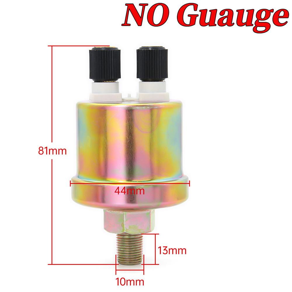 85mm Oil Pressure Water Temperature VOLT Fuel Gauge With Flashing Alarm Light 0-190/240-33ohm 4 In 1 Meter For Car Boat 12/24V