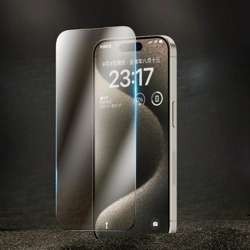 4 STÜCK Gehärtetes Glas für iPhone 16 Pro Max 16Pro 16Plus Vollständige Abdeckung Displayschutzfolie für iPhone 15ProMax 16/15/14/13/12/11 Glas