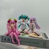 Anime Hatsune Miku Doll Model Cartoon Cute Kawaii Toys Pvc Model Action Figures Car Dashboard Decoration Holiday Gift.*