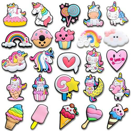 Unicorn Rainbow Shoe Charms for Crocs – Cute Accessories