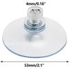 Packung mit 5/10 Saugknopf Kunststoff-Saugpads 25/32/41/53mm Klarer PVC-Saugnapf Stark haftender Saughalter mit Schraubenmutter Ho