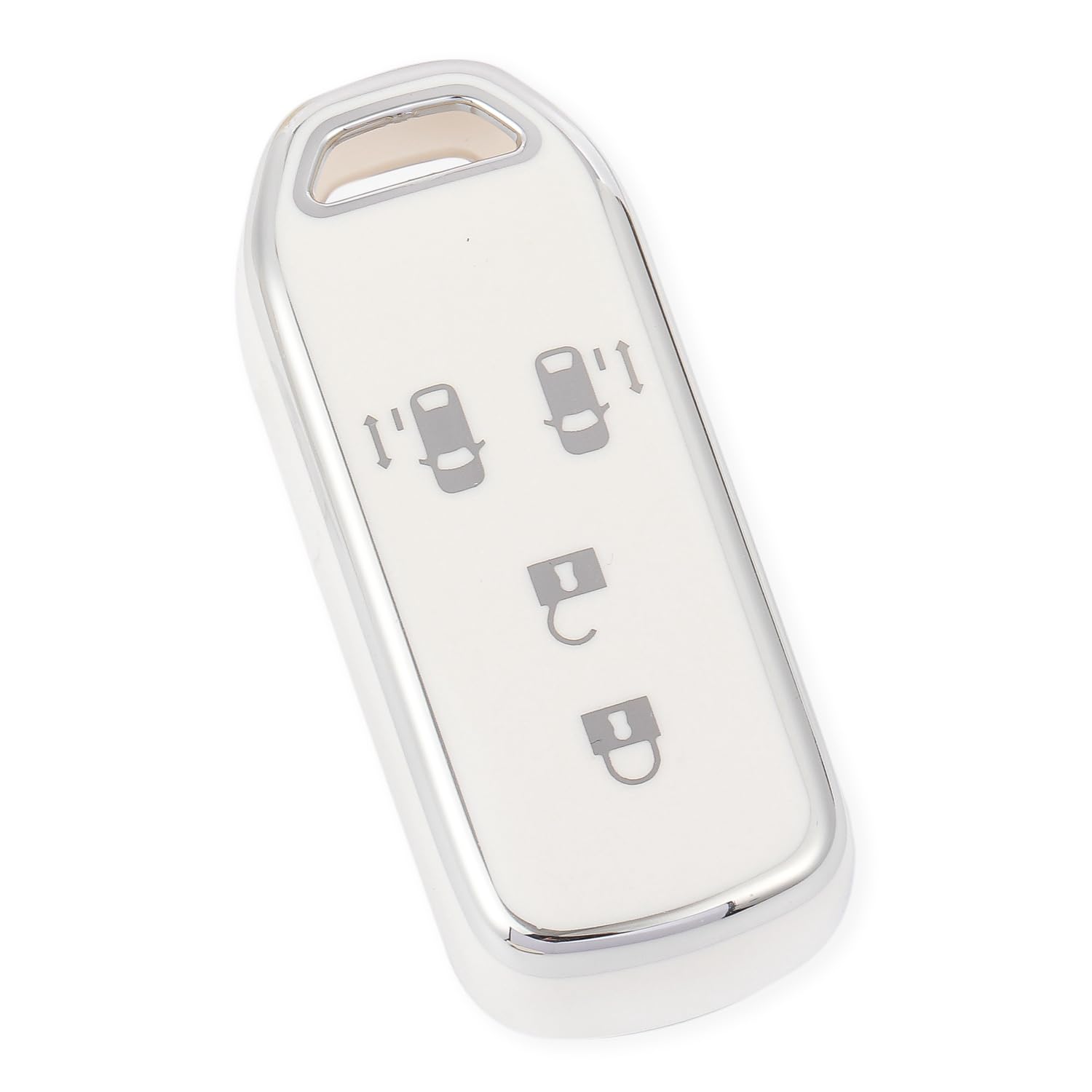 [YANMW] N-BOX Key Case Compatible Honda N-BOX Key Cover N-ONE Honda N series белый
