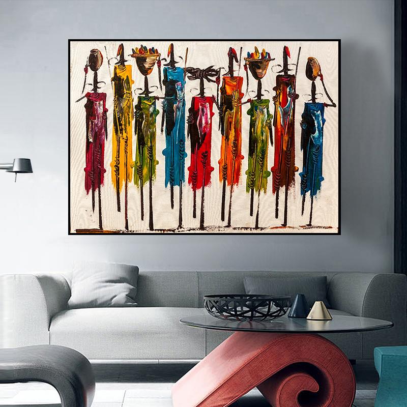 Abstract Sailboat City Landscape Poster Canvas Oil Painting Vintage Wall Art Picture Print For Modern Living Room Home Decor