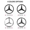 1pcs 52mm 57mm Car Steering Wheel Badge Emblem Sticker For Mercedes Benz W204 W205 W212 W213 W221 W177 W246 GLA GLC CLA A Class NI9