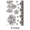 Lace Fake Tattoo Henna Tattoo Stickers Black Mehndi Stickers Body Art Sticker  Finger Hand