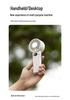 2026 Handheld USB Fan: Portable, 100-Speed, Strong Wind, Ice Pack, Digital Display