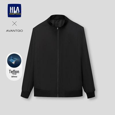 HLA Men's Spring Business Casual Jacket with Teflon Triple Protection