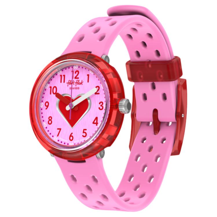 

SWATCH FLIK FLAK BUBBLY HOURS Quartz Movement 30m Water Resistance Women s Watch 31.85mm Pink Watch Dial ZFCNP004 Pink Watch Dial