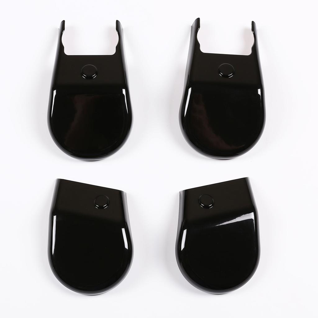 ABS Glossy Black Car Seat Foot Screw Protection Cap Decoration Cover Trim Fit For Toyota Hilux 2015-2022 Interior Accessories