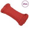 152385 vidaXL Boat Rope Red 5 Mm 25 M Polypropylene