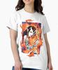 Flaming Pumpkin Pin-Up Art Tee