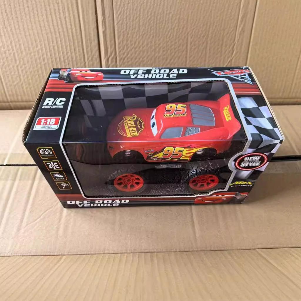 Latest Pixar Cars 3 Electric Plaything Car Lightning Mcqueen Four Channel Cross-Country Remote Control Car Model Plaything Kids Present