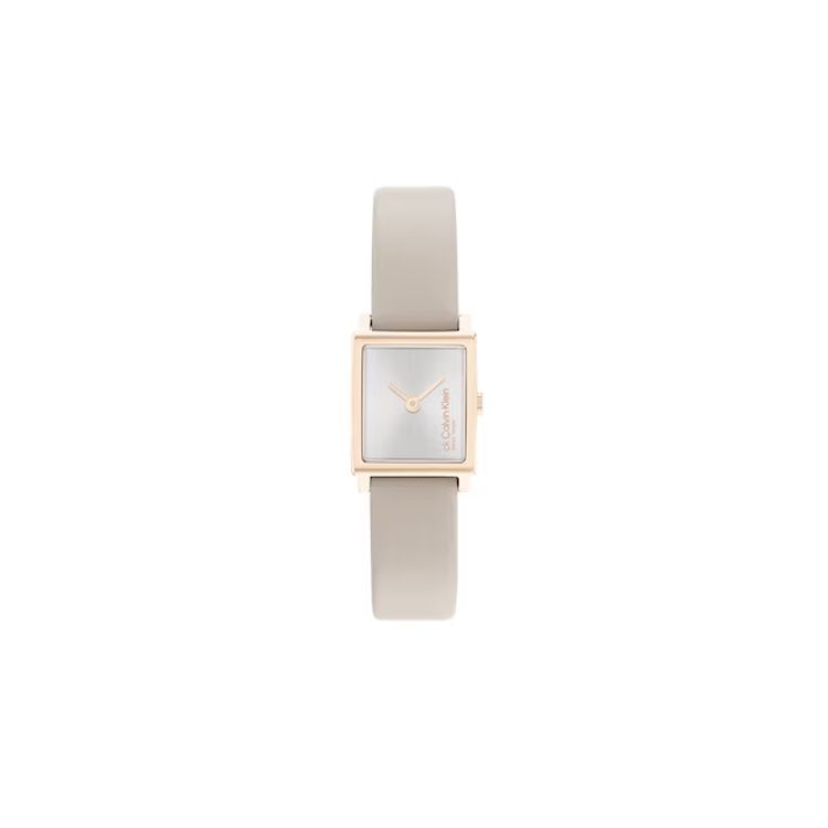 

Calvin Klein Timeless Series Quartz Watch Leather Strap Silver Dial 30M Water Resistant Women watches 25000033 Silver Dial