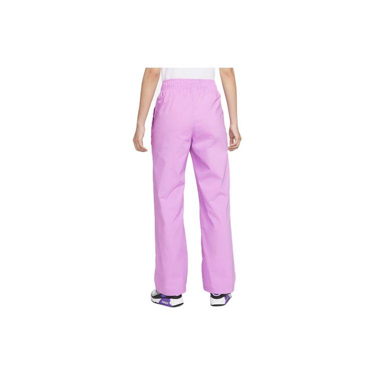 Свободные прямые повседневные спортивные брюки Nike Solid Color Pleated — фото 3