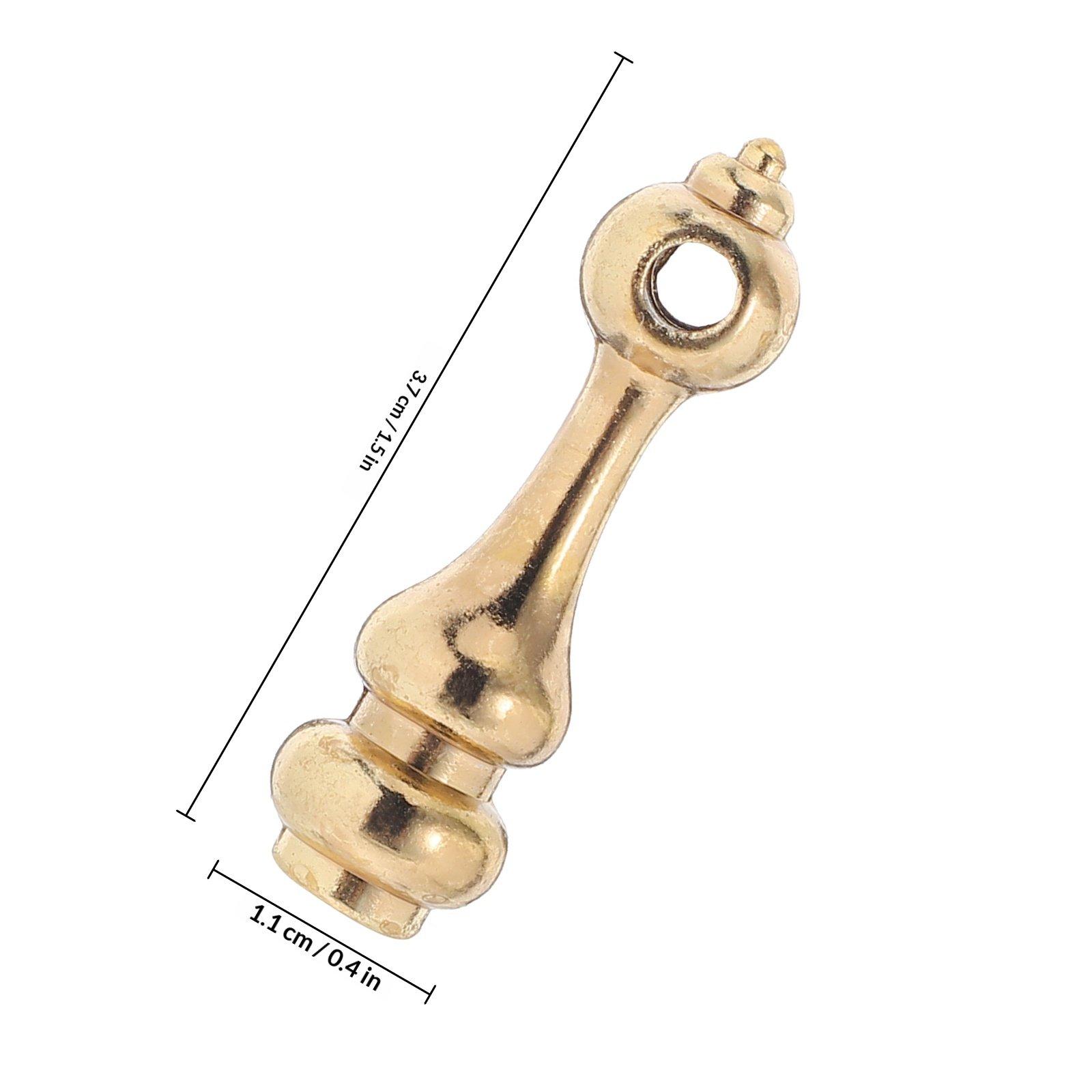 

10Pcs Zinc Alloy Railing Connectors Multifunctional Furniture Hardware Accessories Wine Cabinet Cart Glass Fence Spindle золотистый