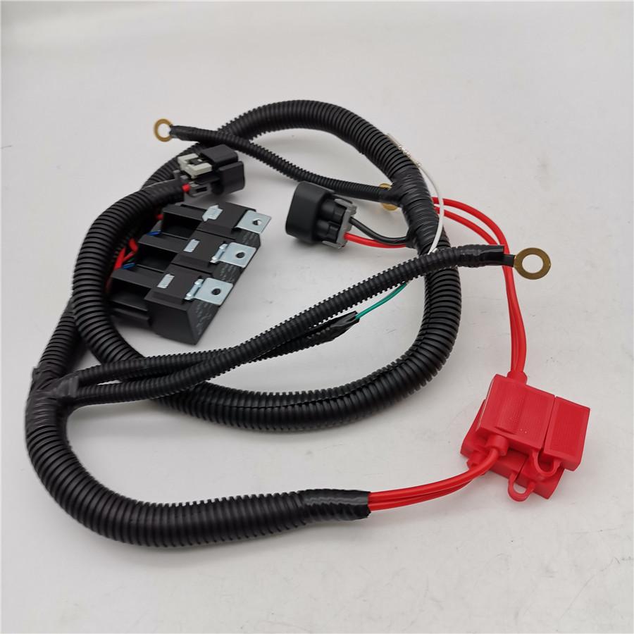 Dual Electric Fan Upgrade Wiring Harness For 1999-2006 GM Truck ECU 7L5533A226T