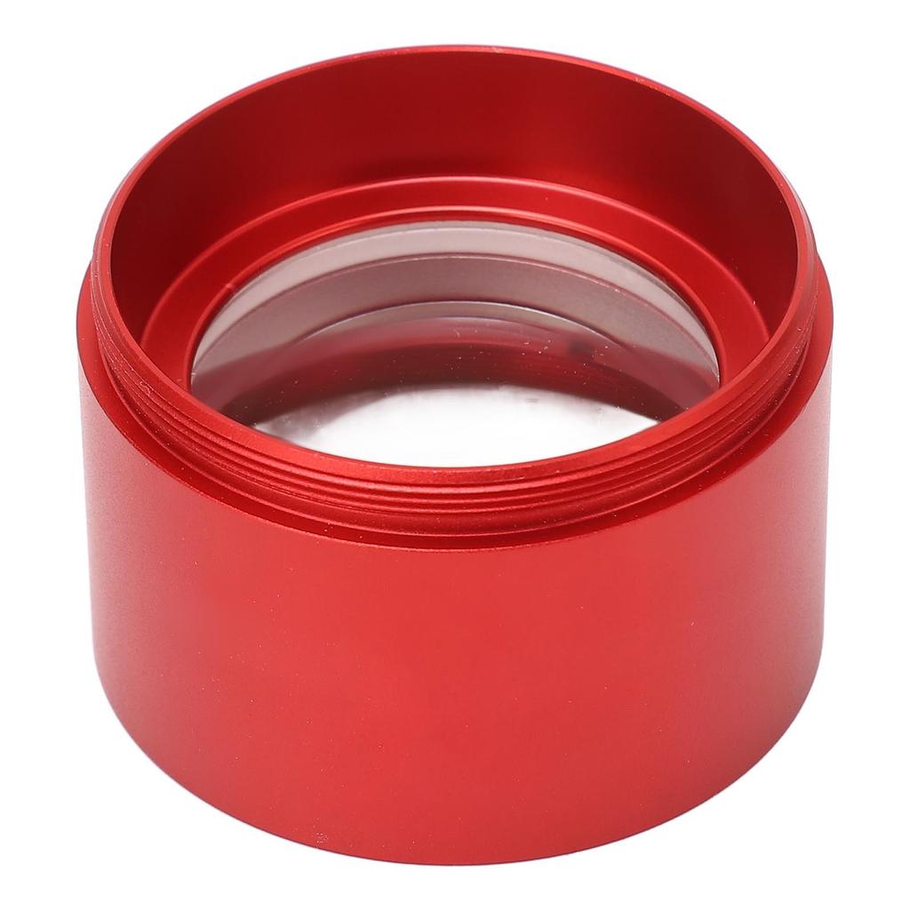 Microscope Objective Lens 0.5X 48mm Thread Blue Light Blocking Microscope Objective Lens Accessory Red